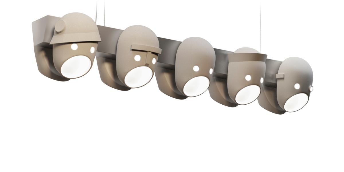 The Party suspension light front view